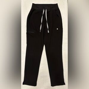 Figs Yola High Wasited 2.0 Black Skinny Scrub Pants